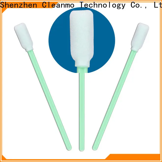Cleanmo thermal bouded long stick cotton swabs factory price for Micro-mechanical cleaning 1