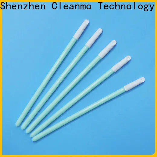 Cleanmo small ropund head cleanroom swabs factory price for excess materials cleaning 1
