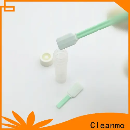 Cleanmo Polypropylene handle sterile q tips factory price for test residues of previously manufactured products 1
