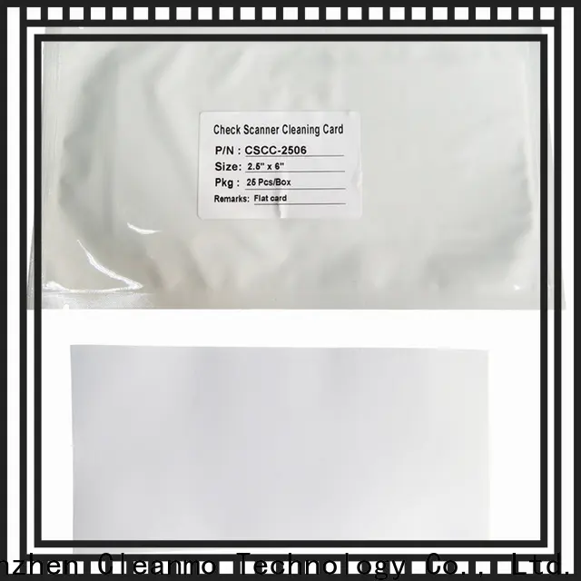high quality check reader cleaning card broader width supplier for scanner cleaning 1