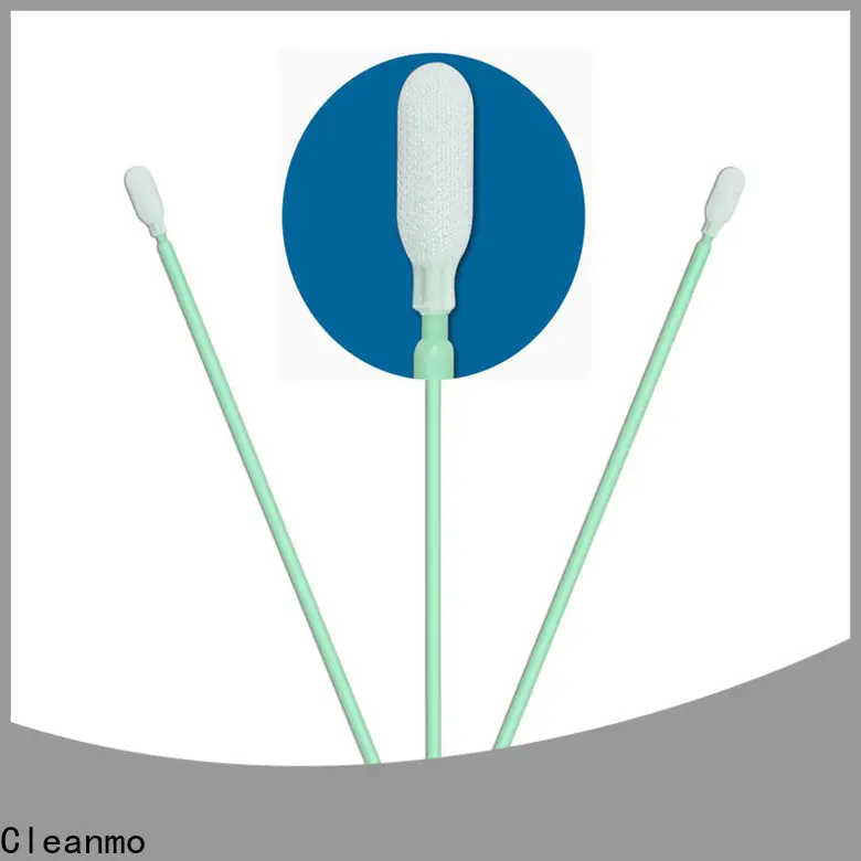 compatible cleanroom swabs foam polypropylene handle manufacturer for microscopes 1