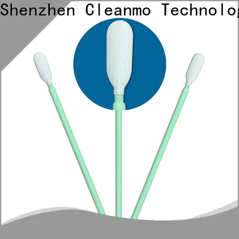 Cleanmo flexible paddle cleanroom polyester swabs manufacturer for microscopes 1