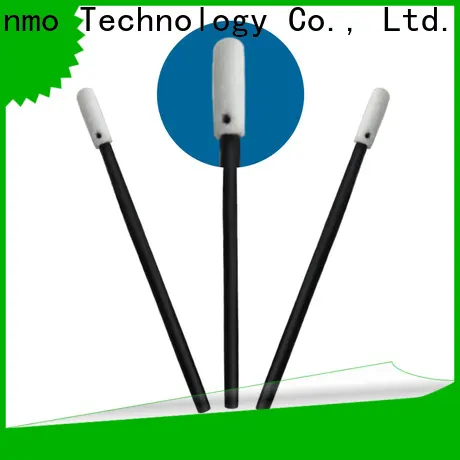 Cleanmo green handle cotton swab manufacturers supplier for excess materials cleaning 1