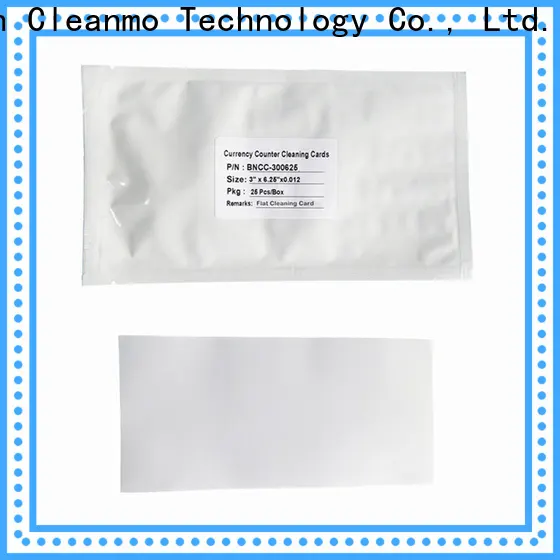 Cleanmo convenient ncr cleaning cards wholesale for Banknote Counter 1