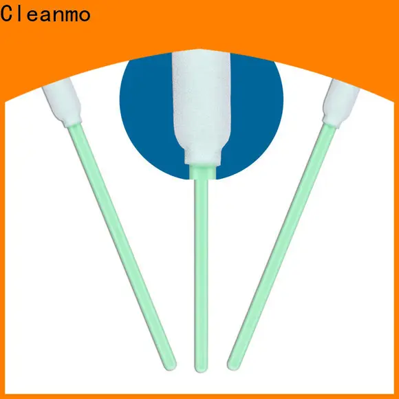 Cleanmo Polyurethane Foam pointed cotton swabs supplier for Micro-mechanical cleaning 1
