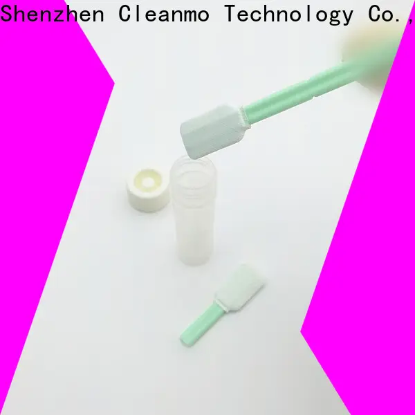 Cleanmo Polypropylene handle sterile q tips manufacturer for test residues of previously manufactured products 1