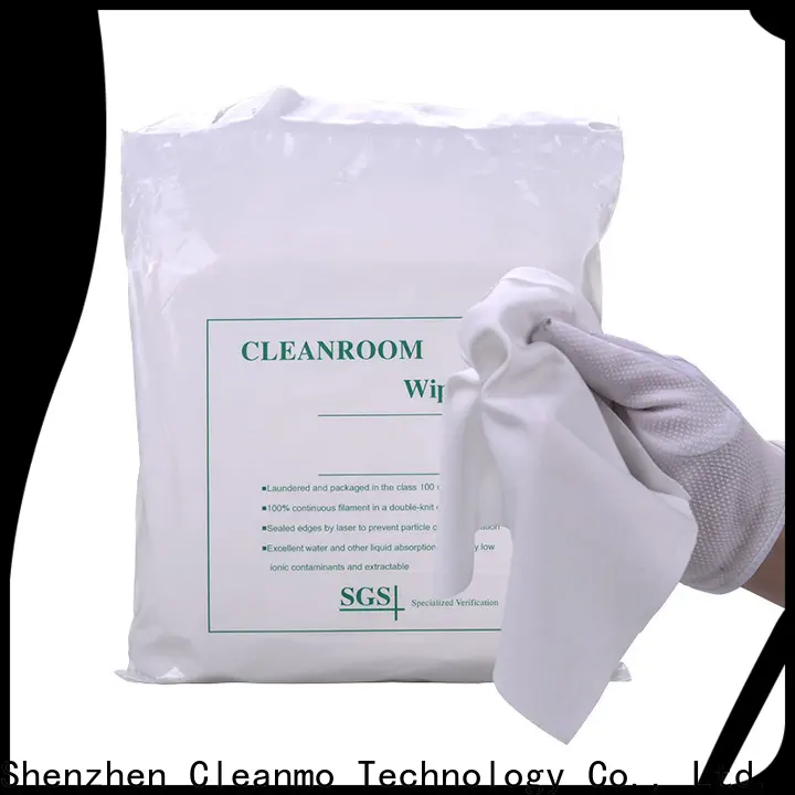 OEM cleanroom wipers 9x9 cutting edge manufacturer for Stainless Steel Surface 1