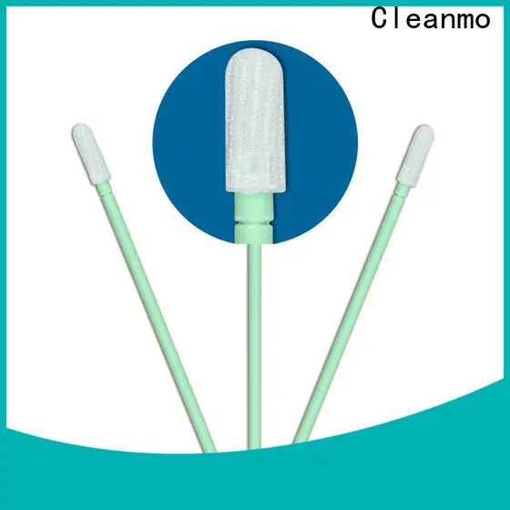 Cleanmo excellent chemical resistance polyester cleaning swabs factory for optical sensors 1