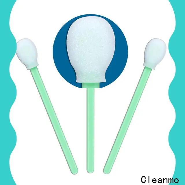 Bulk purchase high quality long cleaning swabs green handle manufacturer for Micro-mechanical cleaning 1