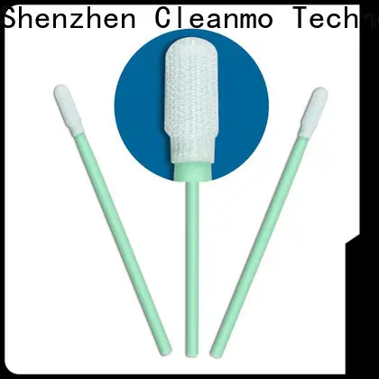 Cleanmo polypropylene handle texwipe polyester swabs factory for printers1 1