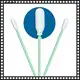 Cleanmo green handle ear bud to clean ear supplier for general purpose cleaning 1