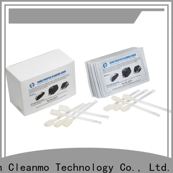 Cleanmo non woven zebra printer cleaning manufacturer for Zebra P120i printer 1