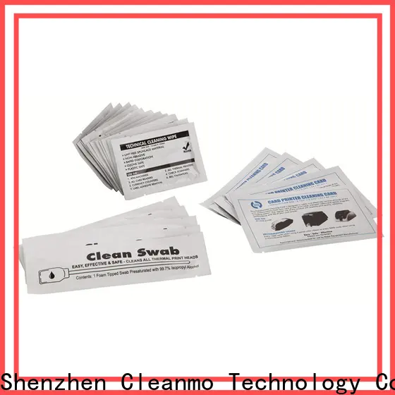 Cleanmo Electronic-grade IPA Snap Swab Evolis Cleaning cards manufacturer for Evolis printer1 1