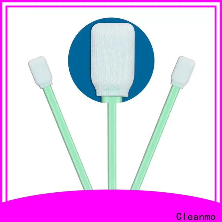 Cleanmo excellent chemical resistance Industrial polyester swabs manufacturer for general purpose cleaning 1