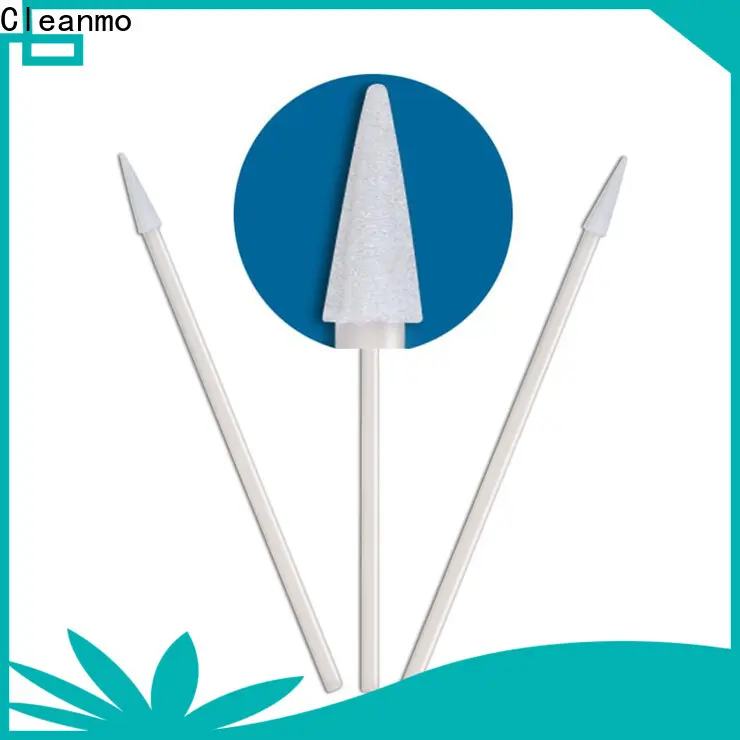 Cleanmo green handle sponge on a stick used for oral care supplier for Micro-mechanical cleaning 1