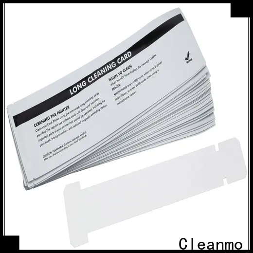 Cleanmo pvc zebra printer cleaning wholesale for cleaning dirt 1