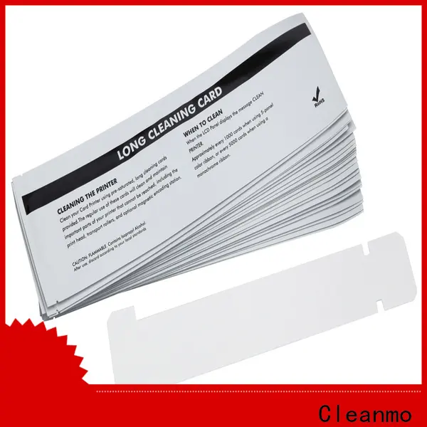 OEM high quality zebra cleaning card blending spunlace wholesale for ID card printers 1