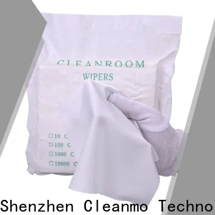 Cleanmo good quality lens wipes supplier for stainless steel surface cleaning 1