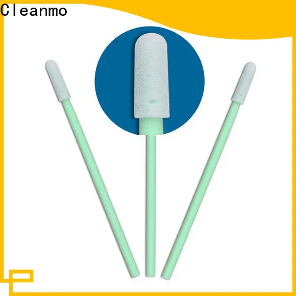 Cleanmo small ropund head non cotton swabs manufacturer for Micro-mechanical cleaning 1