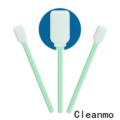 Cleanmo polypropylene handle fiber optic swabs wholesale for printers 1