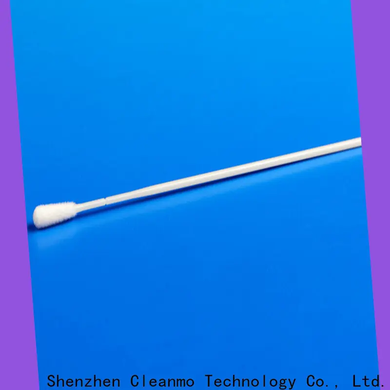 Cleanmo frosted tail of swab handle flocked swab wholesale for molecular-based assays 1