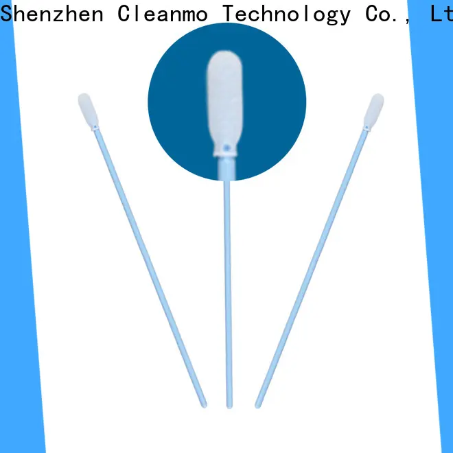 Cleanmo small ropund head puritan cotton swabs supplier for Micro-mechanical cleaning 1