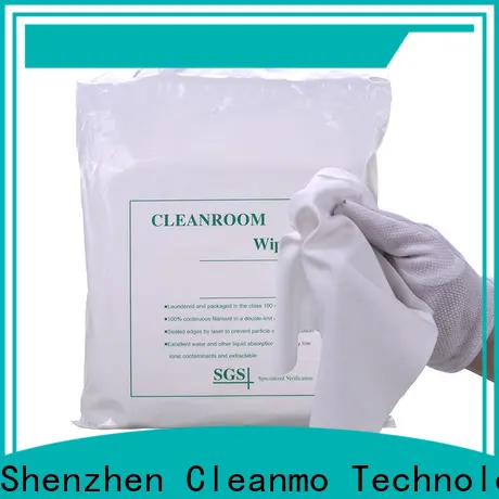 Bulk buy custom 100% polyester cleanroom wipes polyester manufacturer for chamber cleaning 1