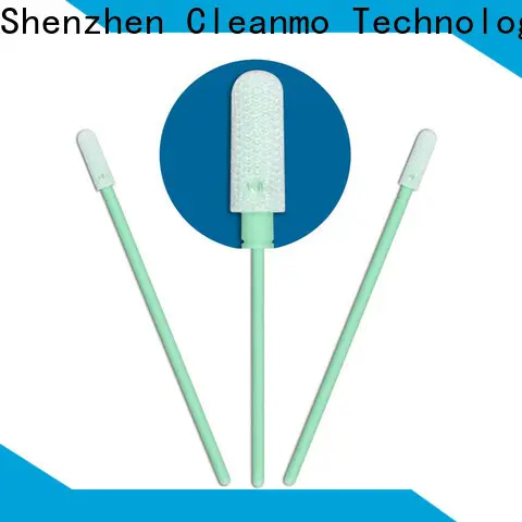 Cleanmo double-layer knitted polyester toothette oral swabs factory for microscopes 1
