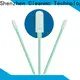 Cleanmo double-layer knitted polyester toothette oral swabs factory for microscopes 1