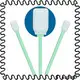 Cleanmo polypropylene handle dacron swabs manufacturer for microscopes 1