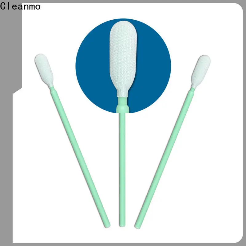Cleanmo excellent chemical resistance cleanroom swabs foam wholesale for optical sensors 1