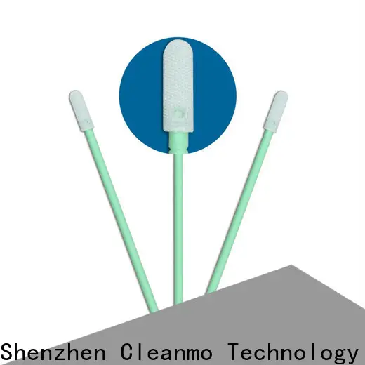 Cleanmo EDI water wash Disposable Microfiber Swabs supplier for general purpose cleaning 1