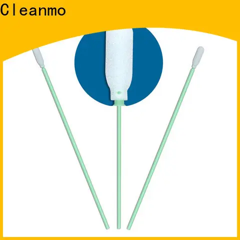 Cleanmo small ropund head foam oral mouth swabs supplier for excess materials cleaning 1