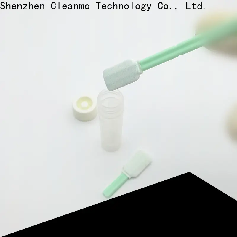 Cleanmo Double layered head sterile q tips wholesale for test residues of previously manufactured products 1