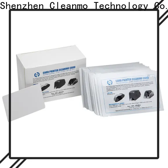 Cleanmo laminate waffle cleaning cards wholesale for POS Terminal 1