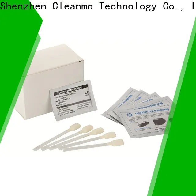 Cleanmo Hot-press compound laser printer cleaning kit wholesale for Evolis printer 1