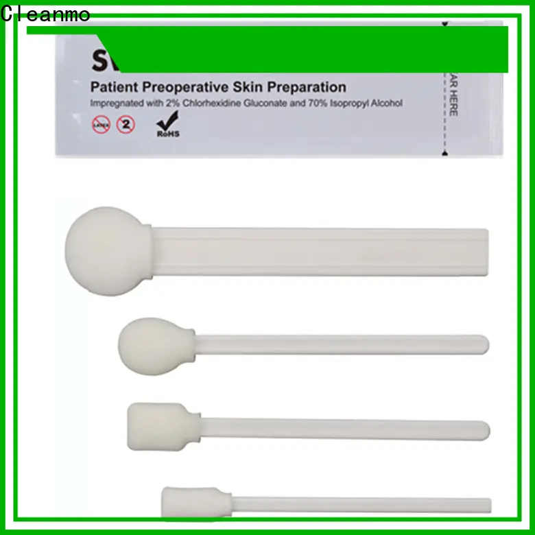 Wholesale custom alcohol swab use Polypropylene handle with 2% chlorhexidine gluconate manufacturer for Surgical site cleansing after suturing 1