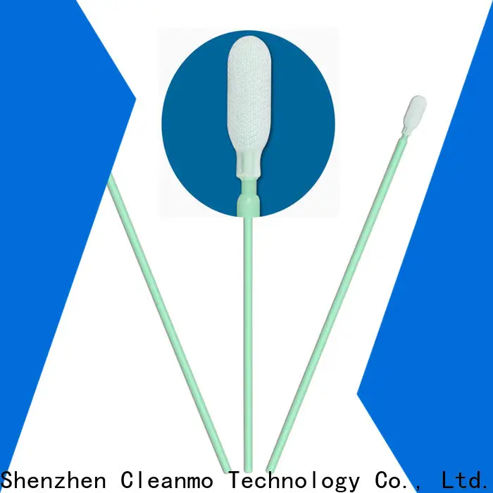 Cleanmo double-layer knitted polyester electronics swab supplier for general purpose cleaning 1