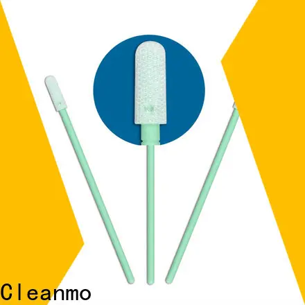 Cleanmo double-layer knitted polyester esd swabs wholesale for general purpose cleaning 1