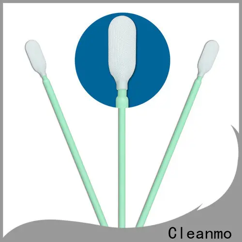 Cleanmo double layers of microfiber fabric optic cleaning swabs supplier for excess materials cleaning1 1
