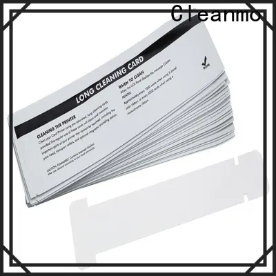 Cleanmo safe zebra printer cleaning cards factory for Zebra P120i printer 1