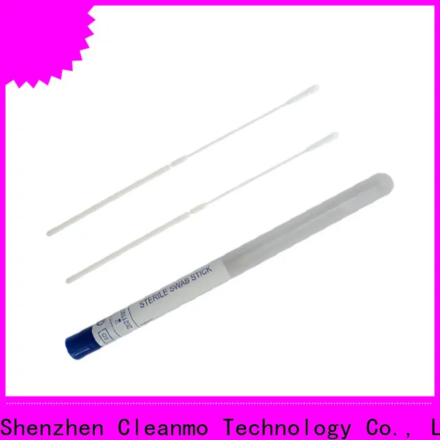 Cleanmo convenient nasopharyngeal nylon flocked swab wholesale for molecular-based assays 1