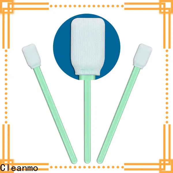 Cleanmo excellent chemical resistance polyester tube swabs wholesale for printers 1