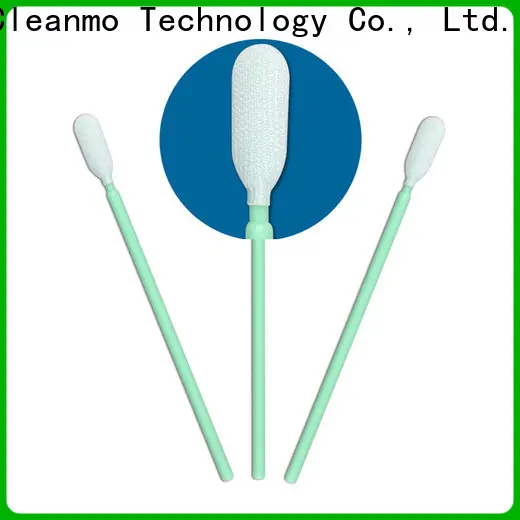 Cleanmo high quality fiber optic cleaning swabs manufacturer for optical sensors 1