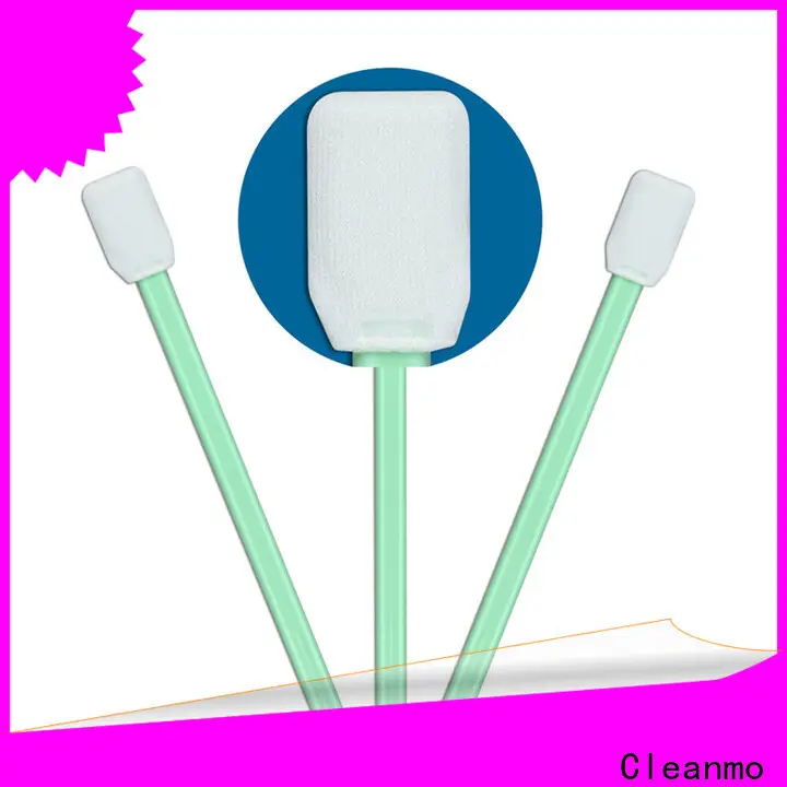 Cleanmo EDI water wash microfiber swabs supplier for Micro-mechanical cleaning 1