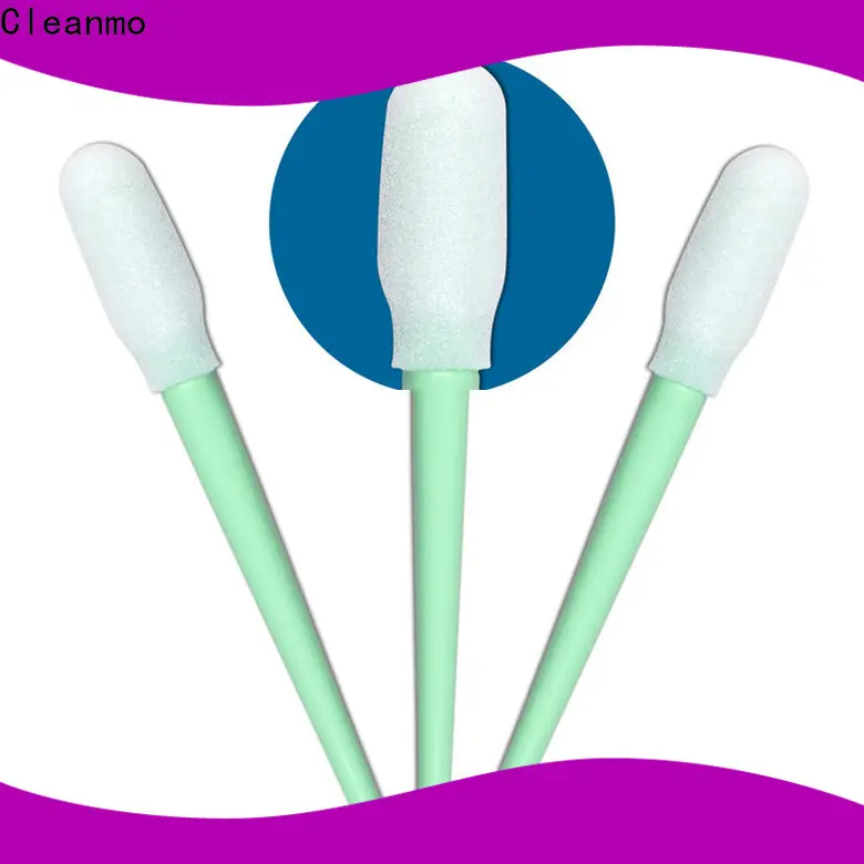 Bulk purchase japanese cotton swabs green handle manufacturer for excess materials cleaning 1