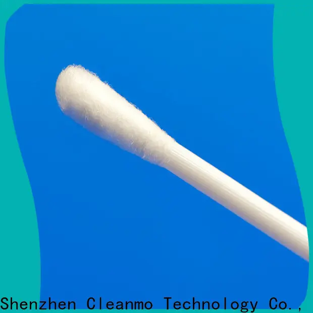 Cleanmo molded break point nylon flocked nasopharyngeal swab manufacturer for hospital 1