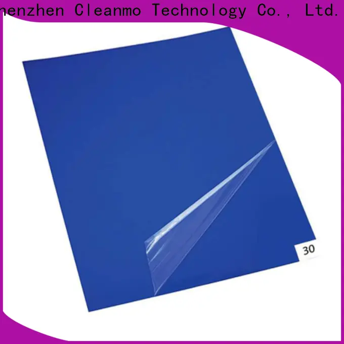 Cleanmo polystyrene film sheets adhesive mat factory direct for cleanroom entrances 1