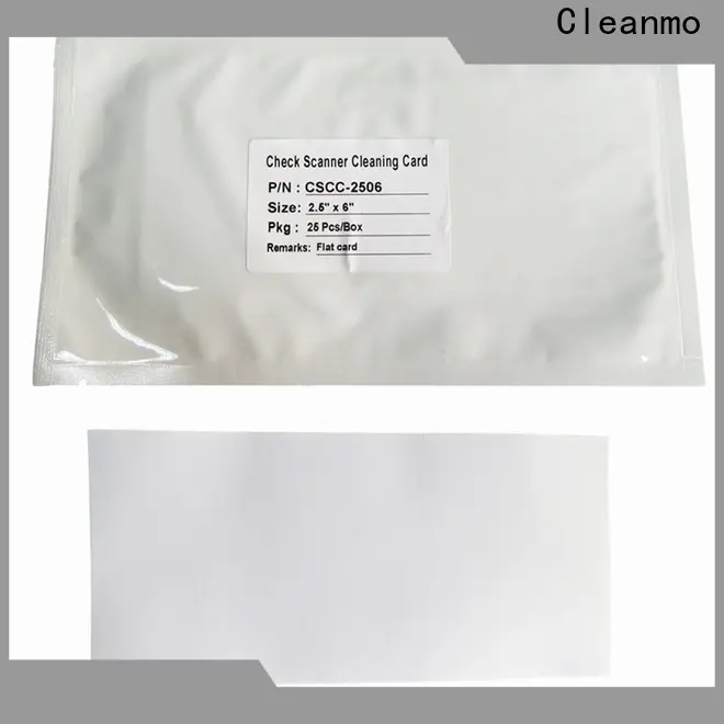 Cleanmo panini check scanner cleaning card manufacturer for Digital Check TellerScan 1