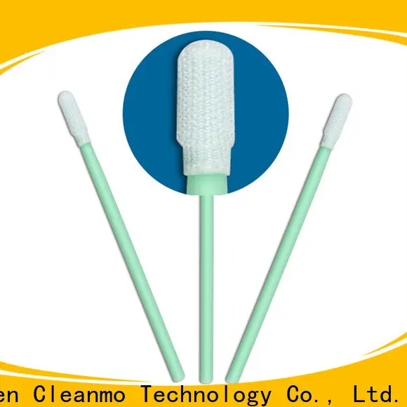 Cleanmo flexible paddle polyester tipped swabs manufacturer for general purpose cleaning 1